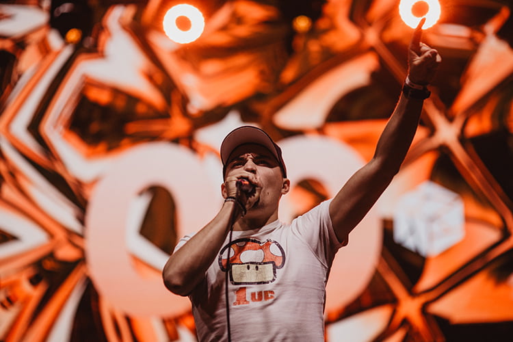 Alem at the Grand Beatbox Battle 2021