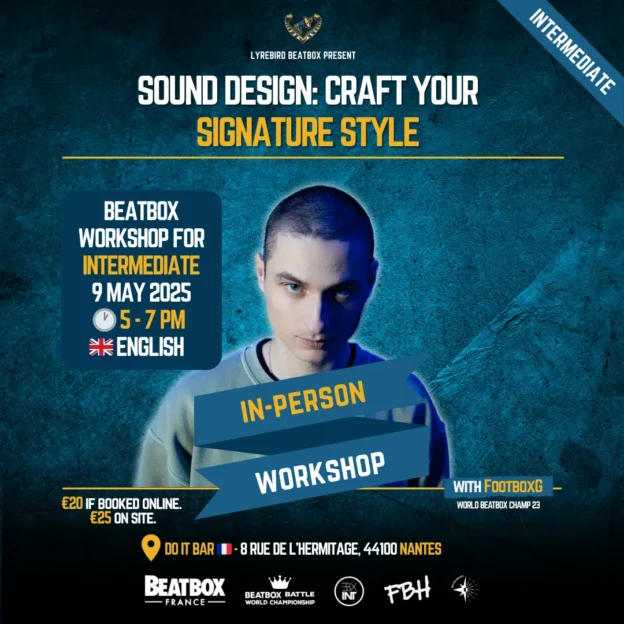 Sound Design - Craft your signature beatbox style with FootboxG